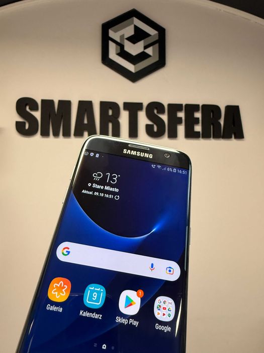 SUPER Samsung Galaxy S7 EDGE 32GB BLACK Gwarancja KRK Starowiślna 50