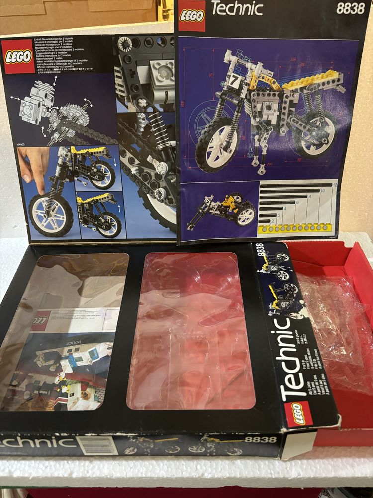 Conjunto de Legos Technics Shock Cycle e Go Kart