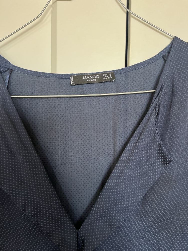 Camisa azul Mango