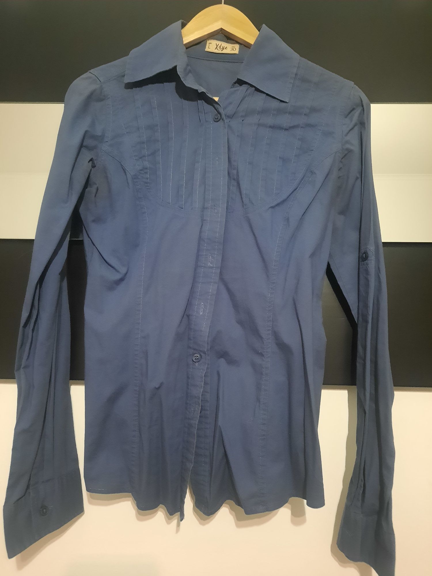 Camisa azul Bershka