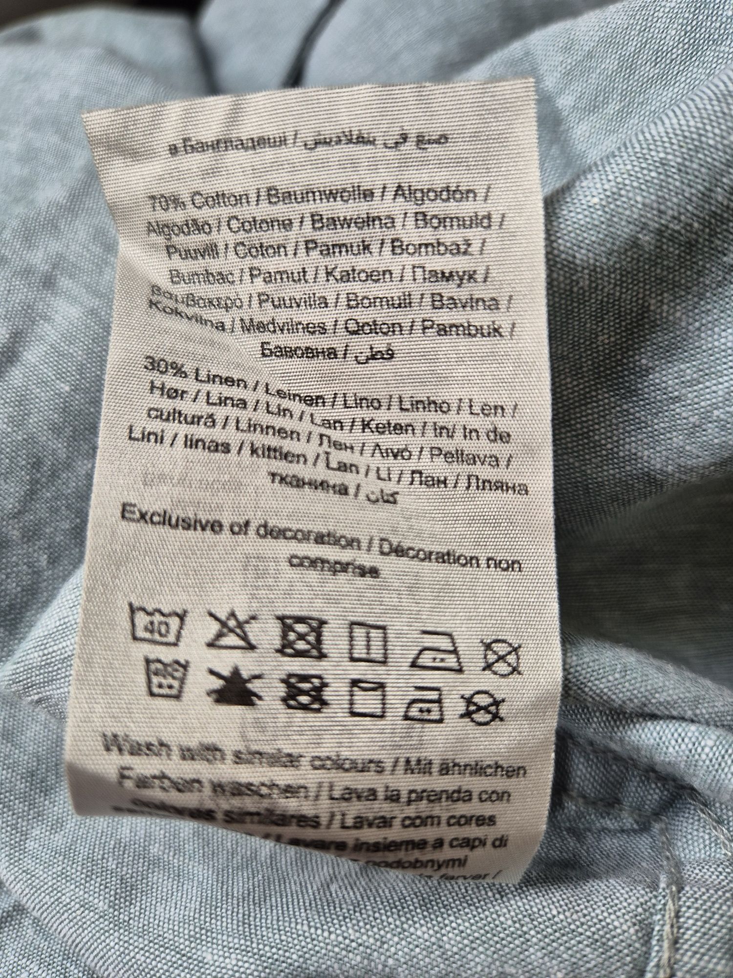 Koszula Jack&Jones z lnem