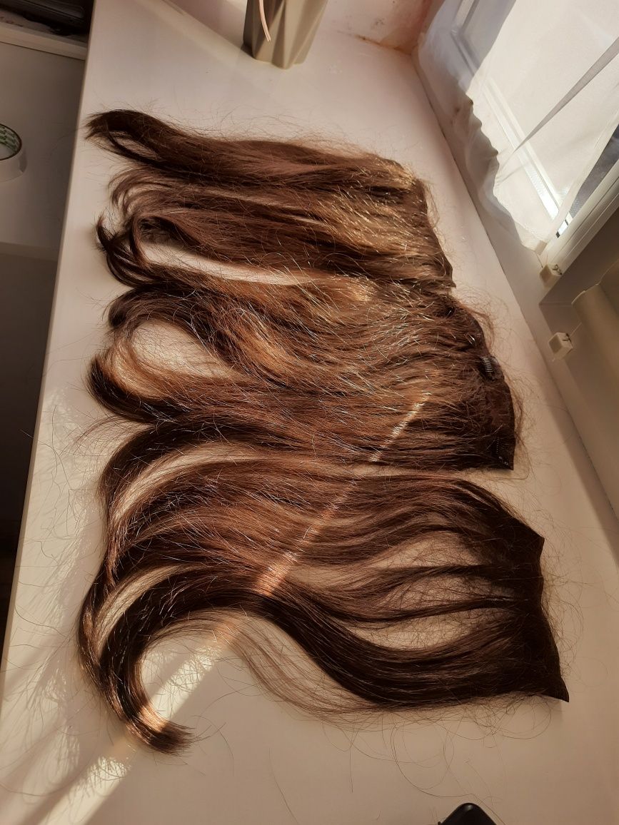 Трессы накладные волосы парик накладне волосся пасма