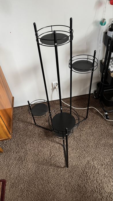 Kwietnik metalowy - 5 stanowisk