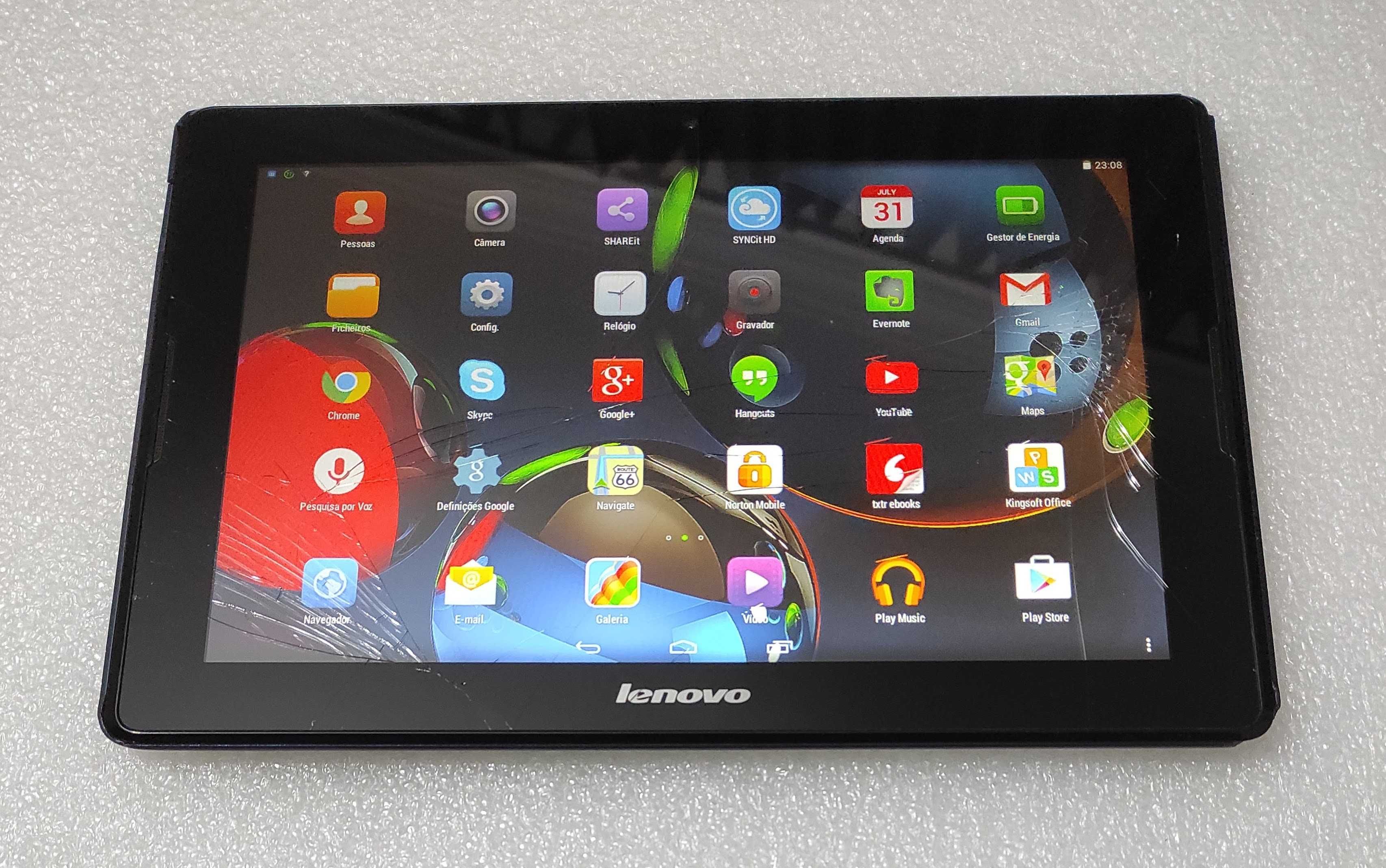 Tablet Lenovo vidro partido