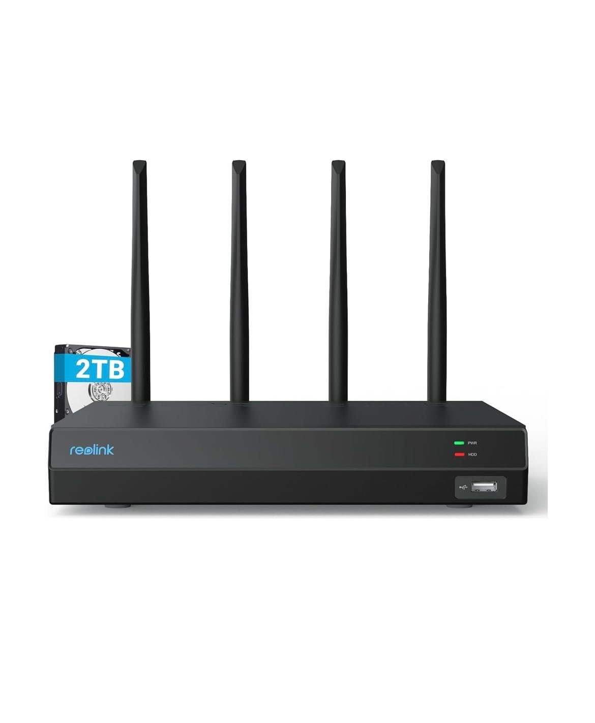 Rejestrator NVS12W Z Dyskiem 2TB REOLINK Wifi 12-Kanałowy