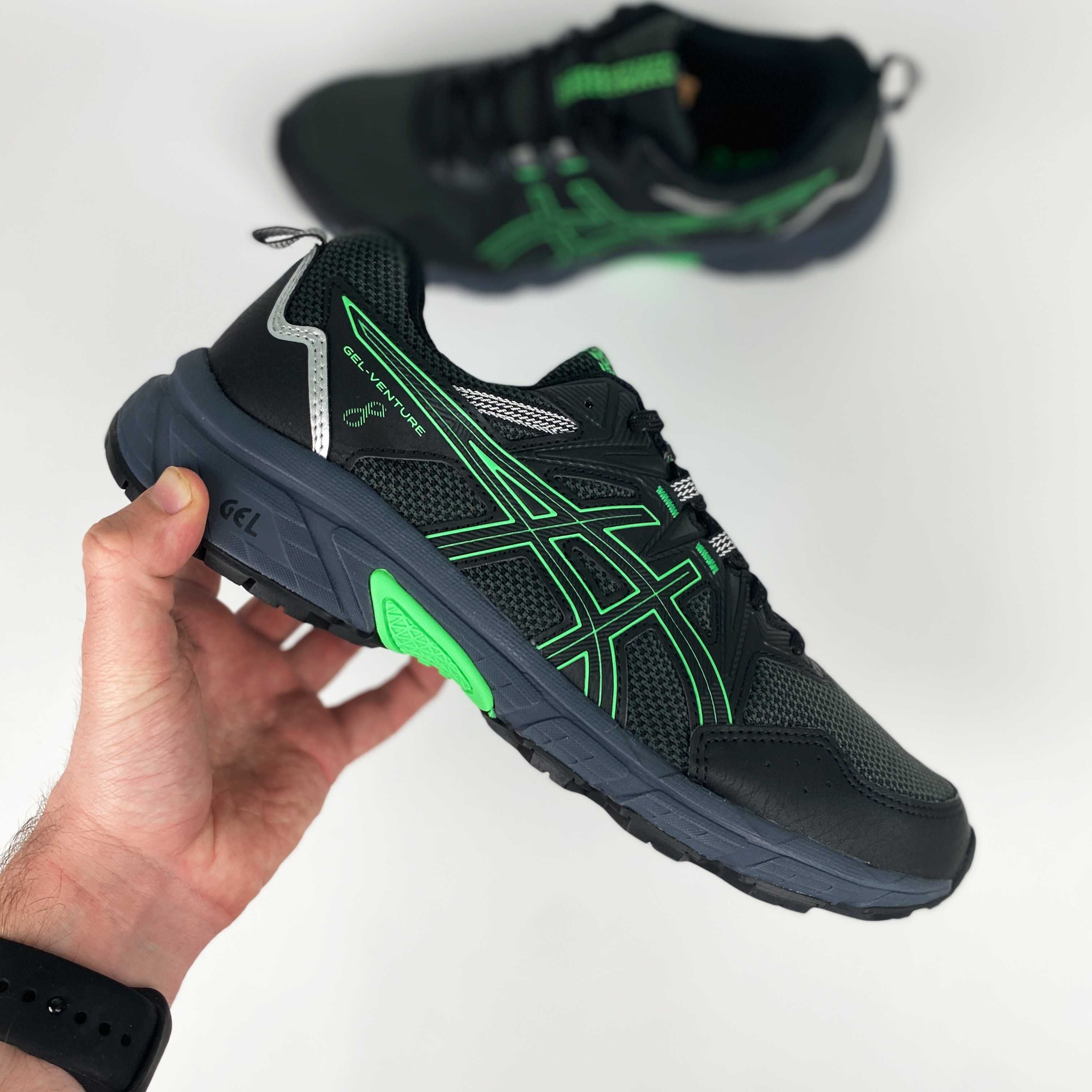 Кросівки Asics Gel Venture 8 Black/Green Оригінал