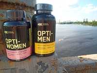 Optimum Nutrition, Opti-men 90, 150, 180, 240, Opti-women 120
