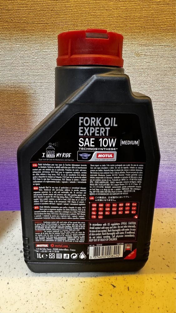 Motul fork oil expert 10w