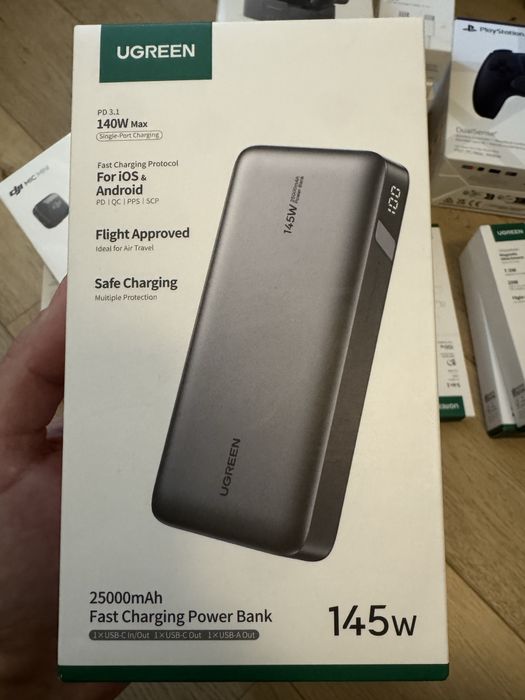 Павербанк  Power Bank UGREEN PB205 25000mAh 145W Grey