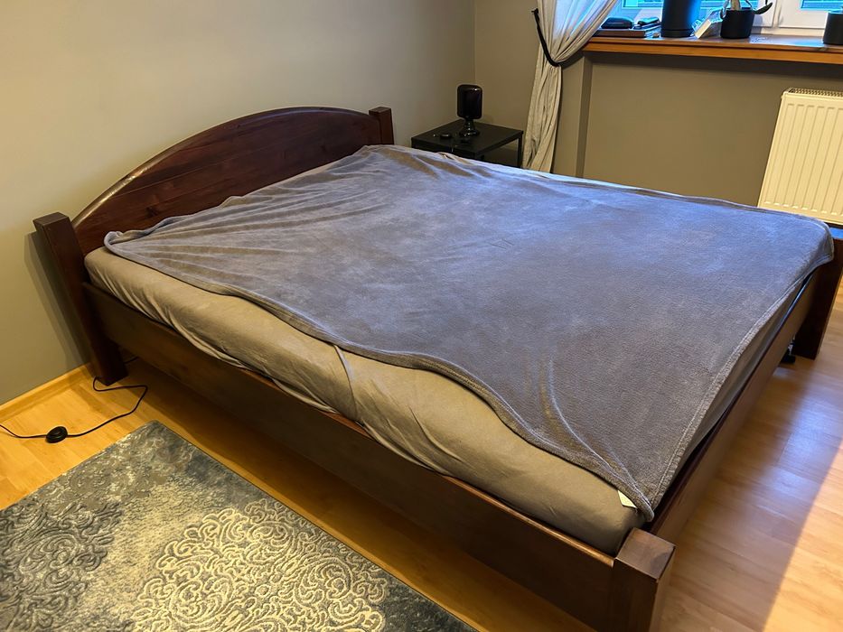 Rama łóżka drewno 160x200
