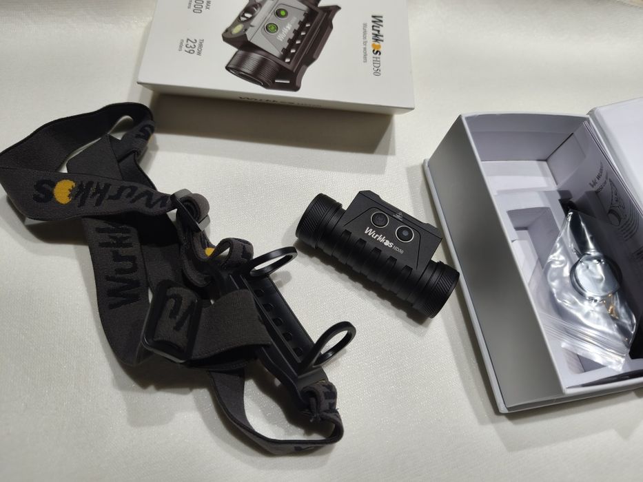 Lanterna potente NOVA - Wurkkos HD50 - 4.000 lúmens