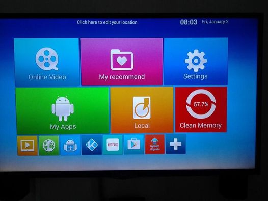 Мультимедийная Smart TV приставка DQ08