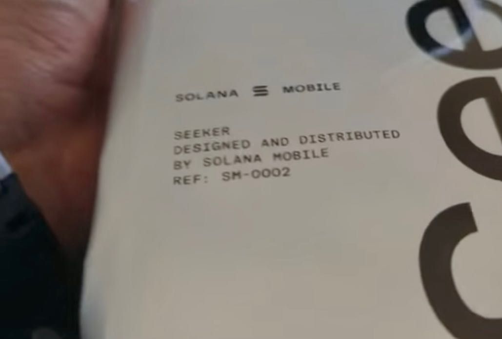 Smartphone Solana Seeker