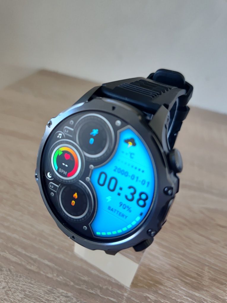 Smartwatch, 1,85" IPS, puls, ciśnienie, bateria 800mAh.