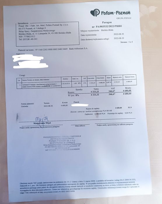 AirSense10 automatycznie regulowane dodatnie ciśnienie w drogach oddec