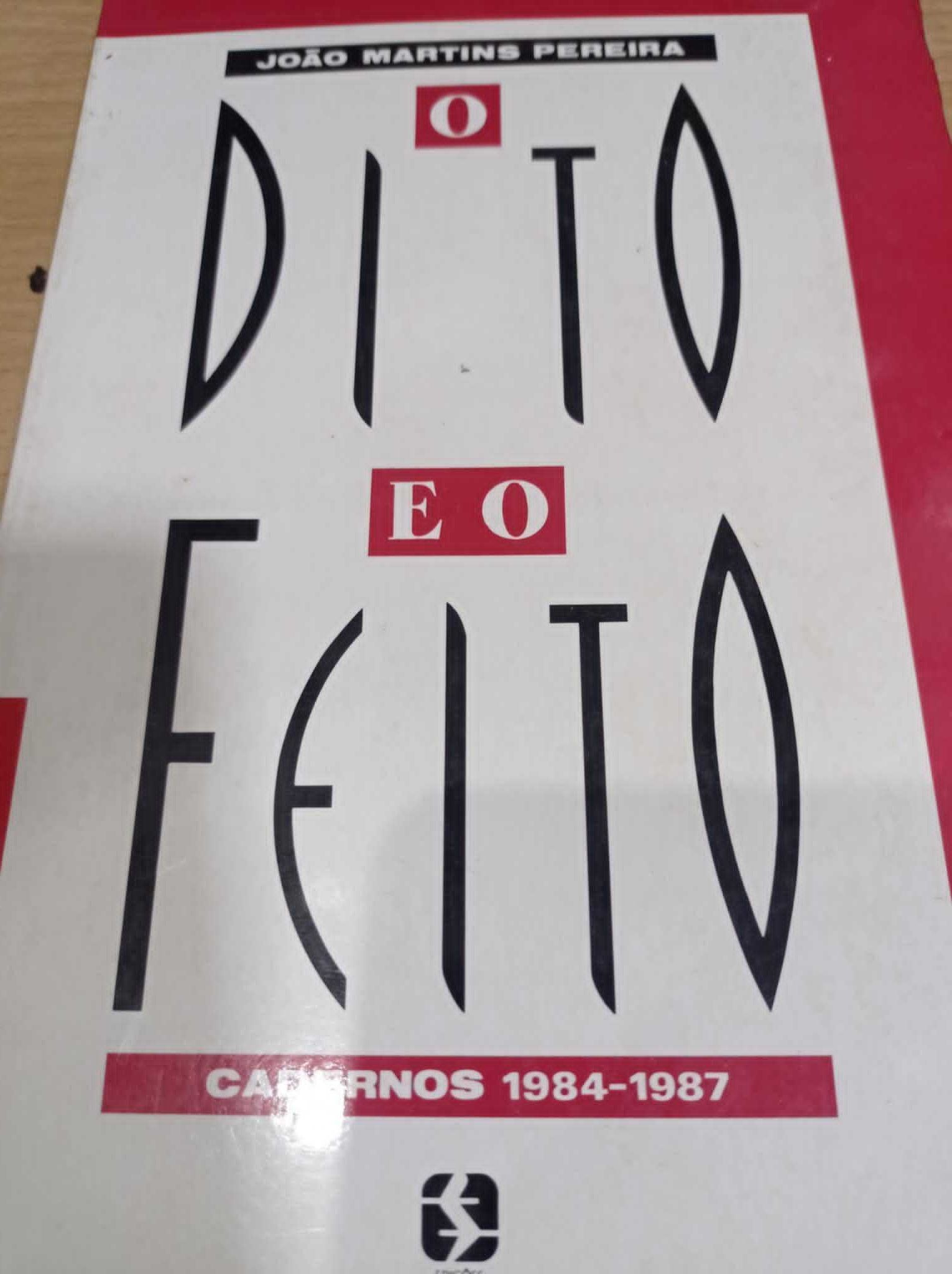 vendo livro O dito e o feito