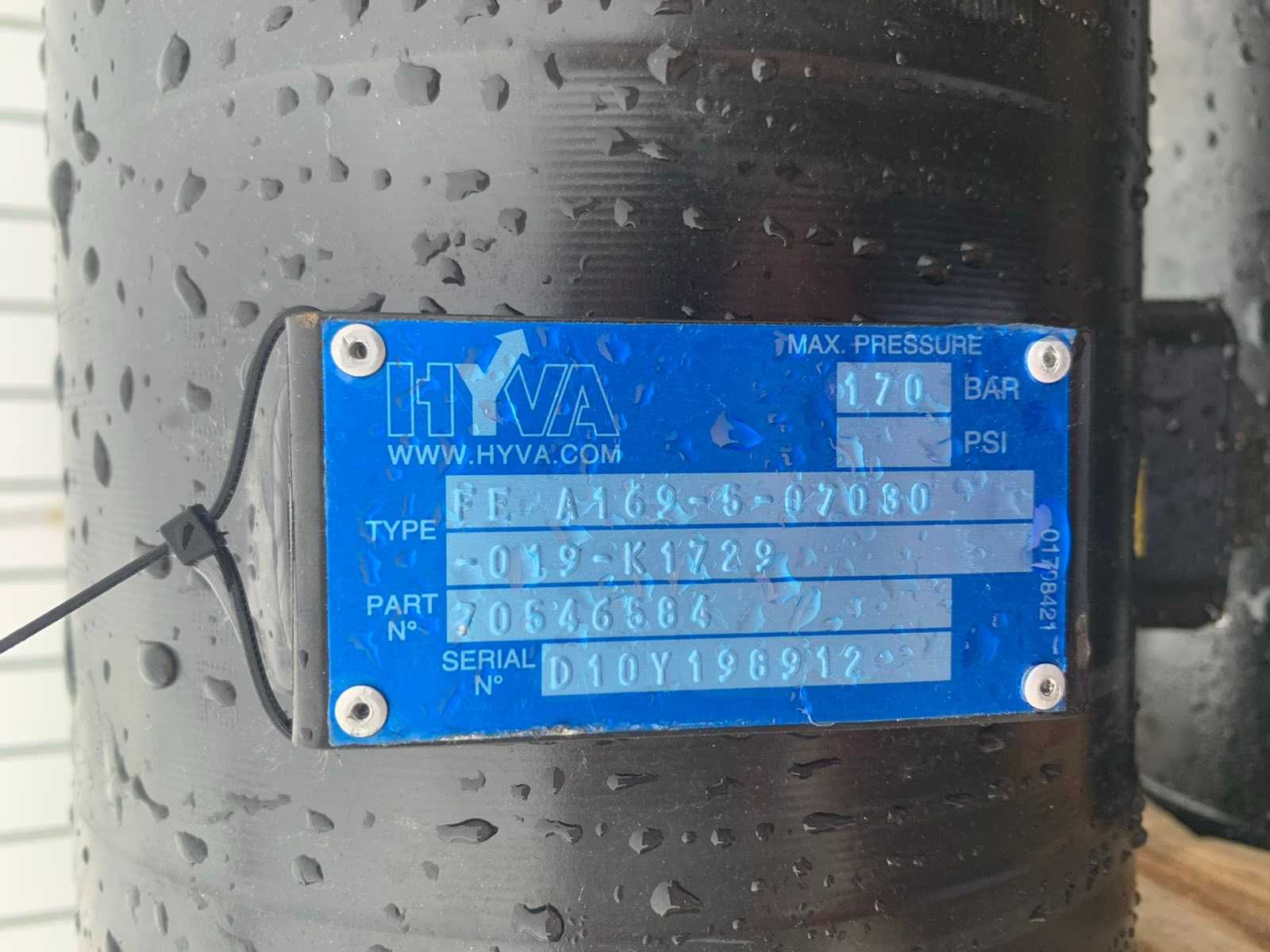 Гідроциліндр підйому кузова Hyva FE 169-5-07030