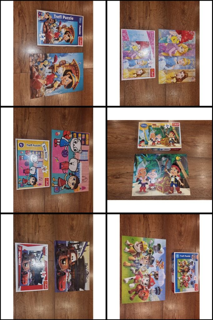 Puzzle gry edukacyjne zabawki