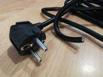 Kabel zasilający odbiornikowy przewód 3x1,5mm z wtyczką uni schucko
