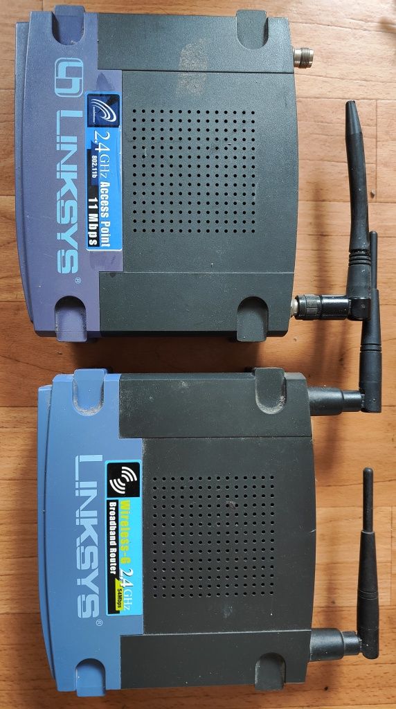 Routery Linksys 2 sztuki