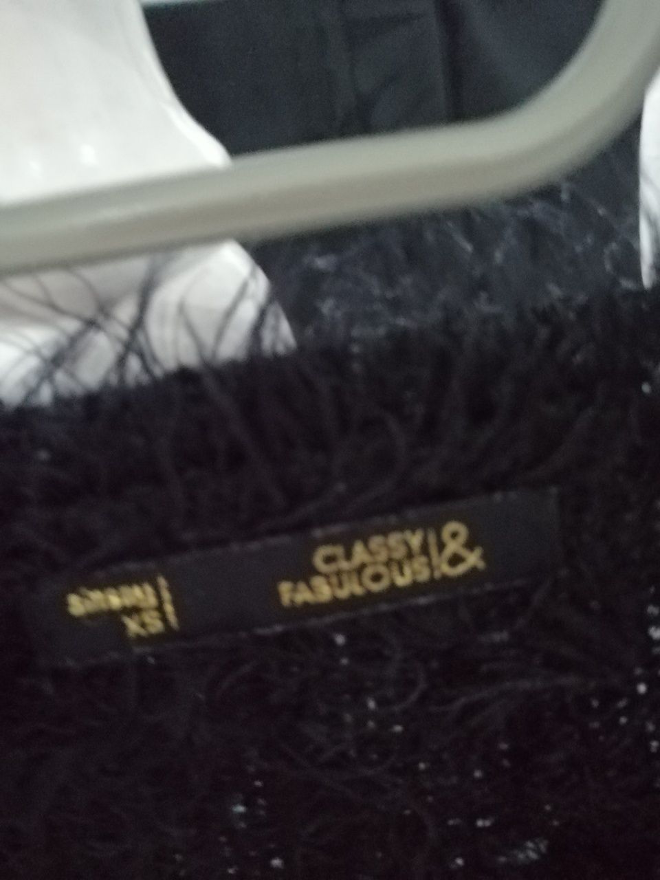Czarny sweterek  Sinsay rozm XS