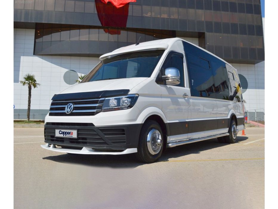 Volkswagen Crafter 2018+, MAN TGE Дефлектор капота (мухобойка) EuroCap