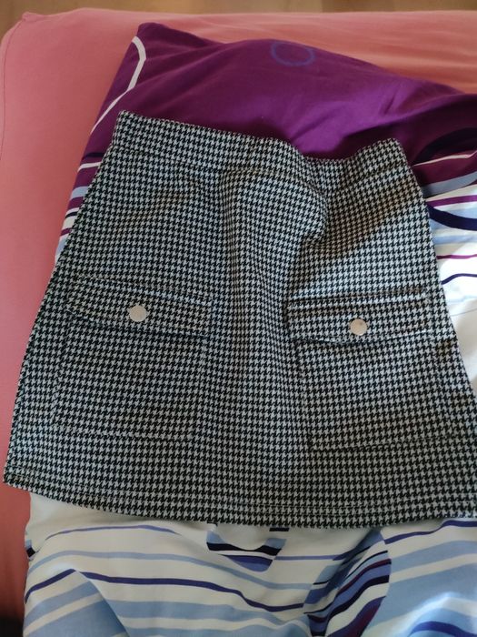 Spódniczka 146 elegancka w rozmiarze 146 10 lat pepitka kr