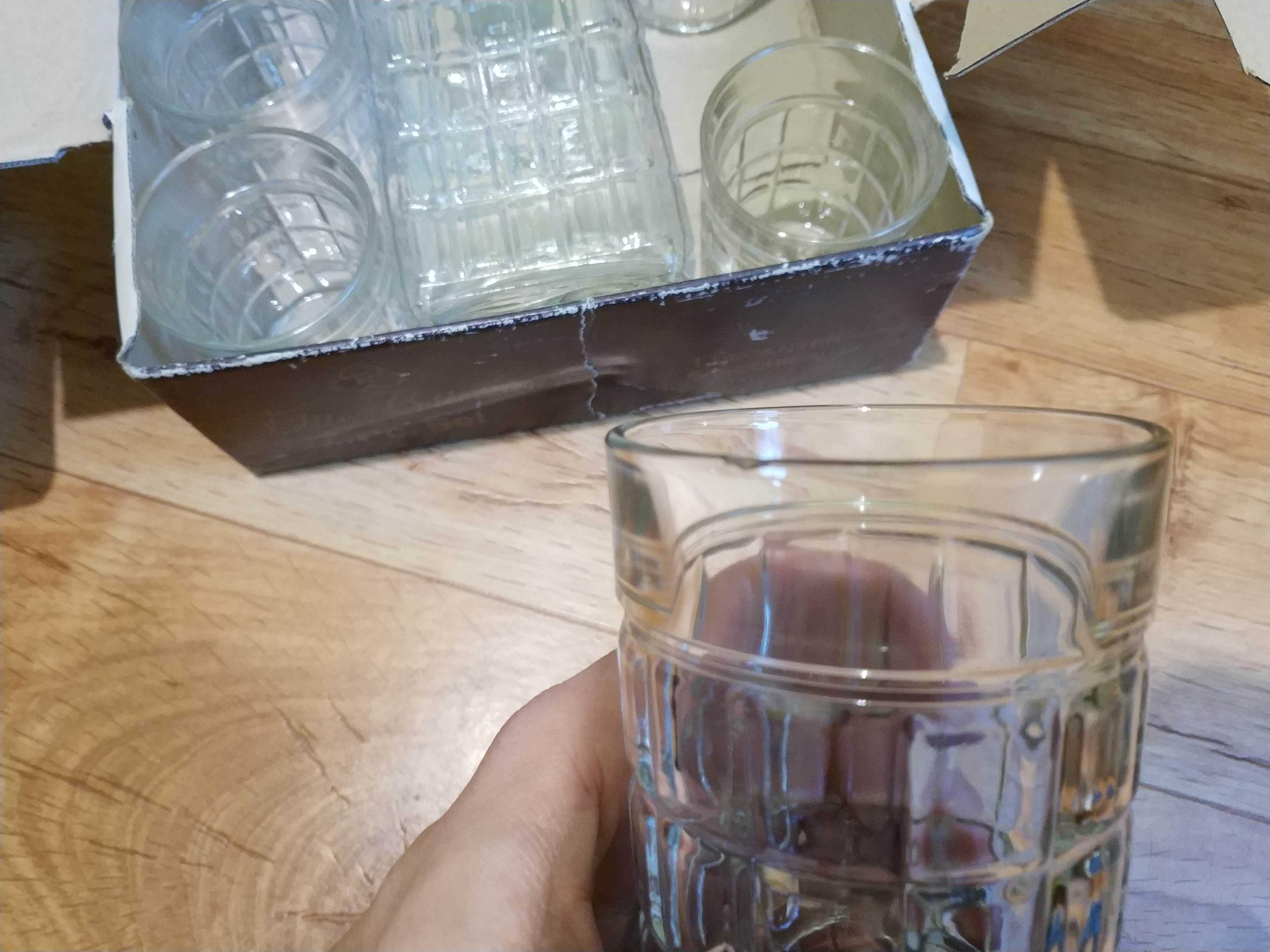 Karafka zestaw szklanki 6szt elite collection made in italy pudełko