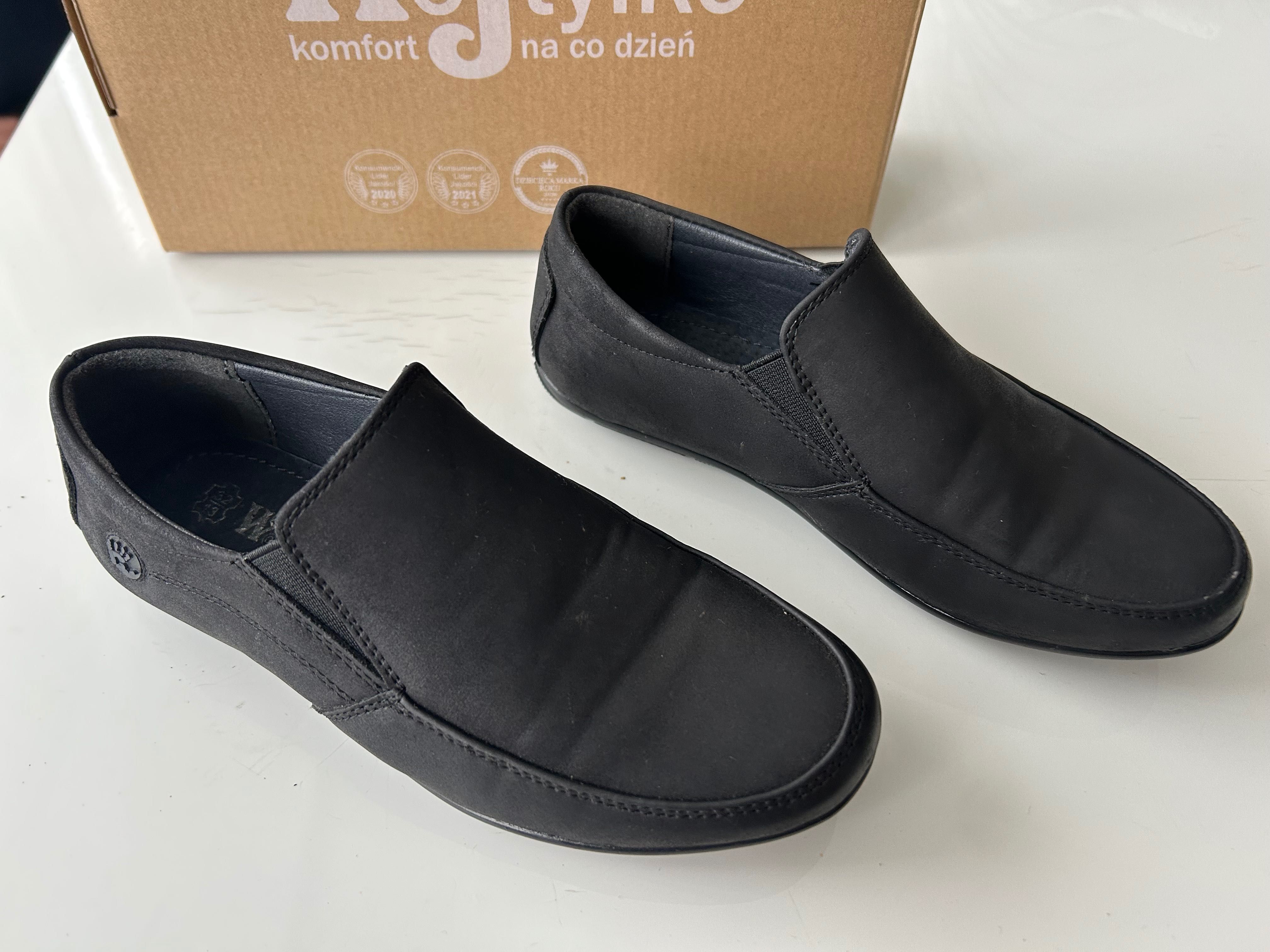Buty Wojtyłko 32 eleganckie wsuwane mokasyny