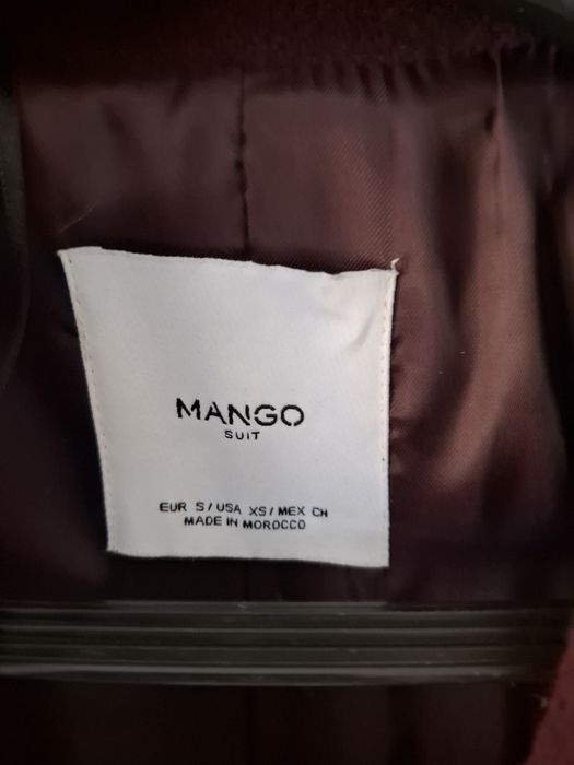 Płaszcz Mango wełna