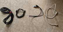 Cabos diversos HDMI e Display port