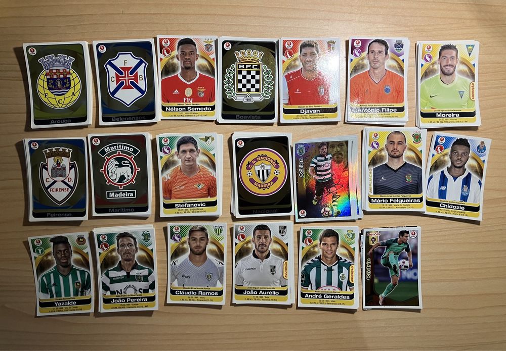 Cromos Panini Futebol 2016/17