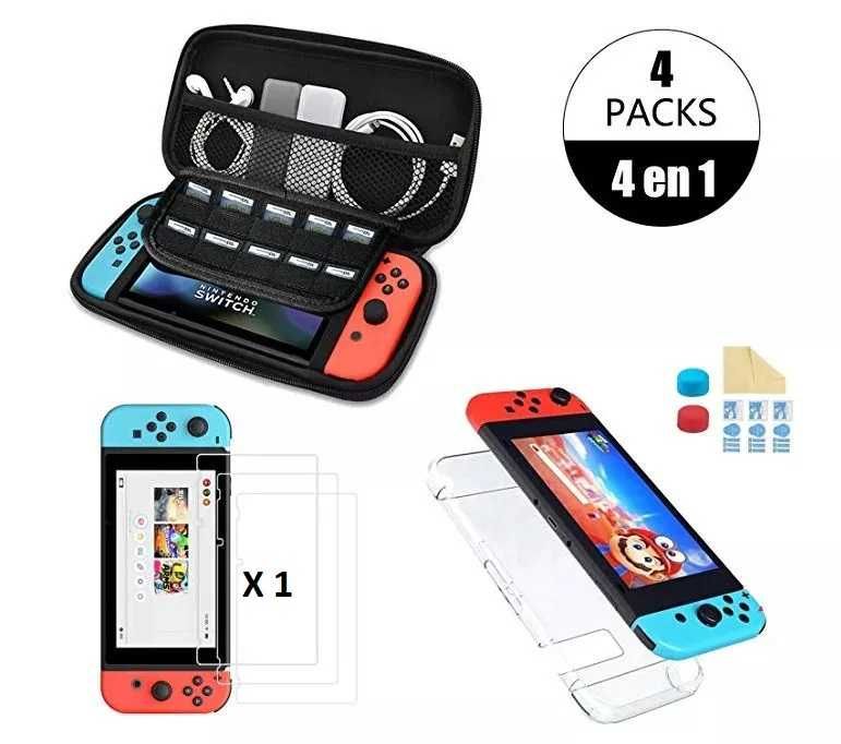 ЗНИЖКА! Nintendo Switch 4 в 1 Захисний Чохол Кейс Case/Скло! Якість