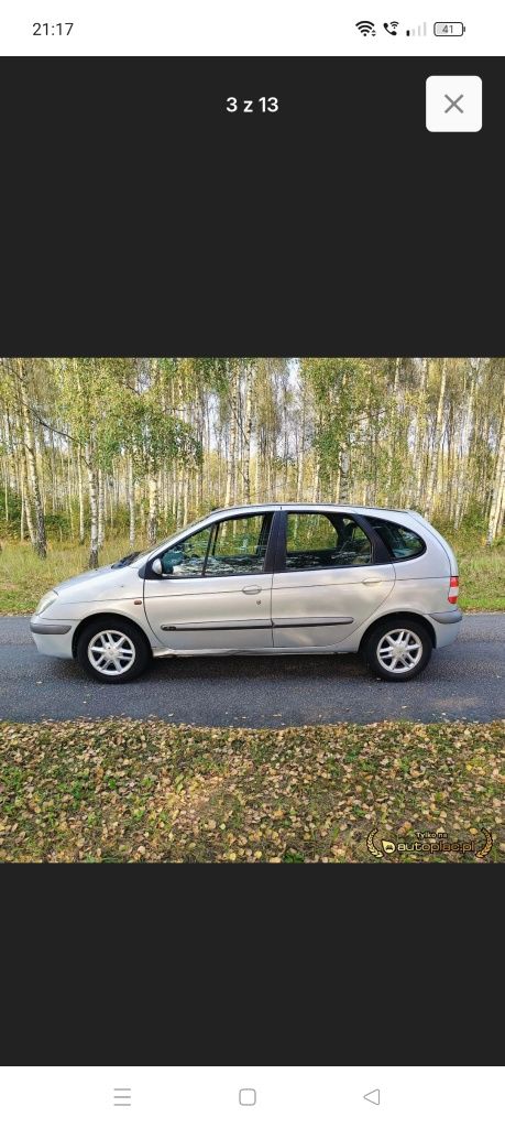 Renault scenic 1lift 1.6 i nv632 na części