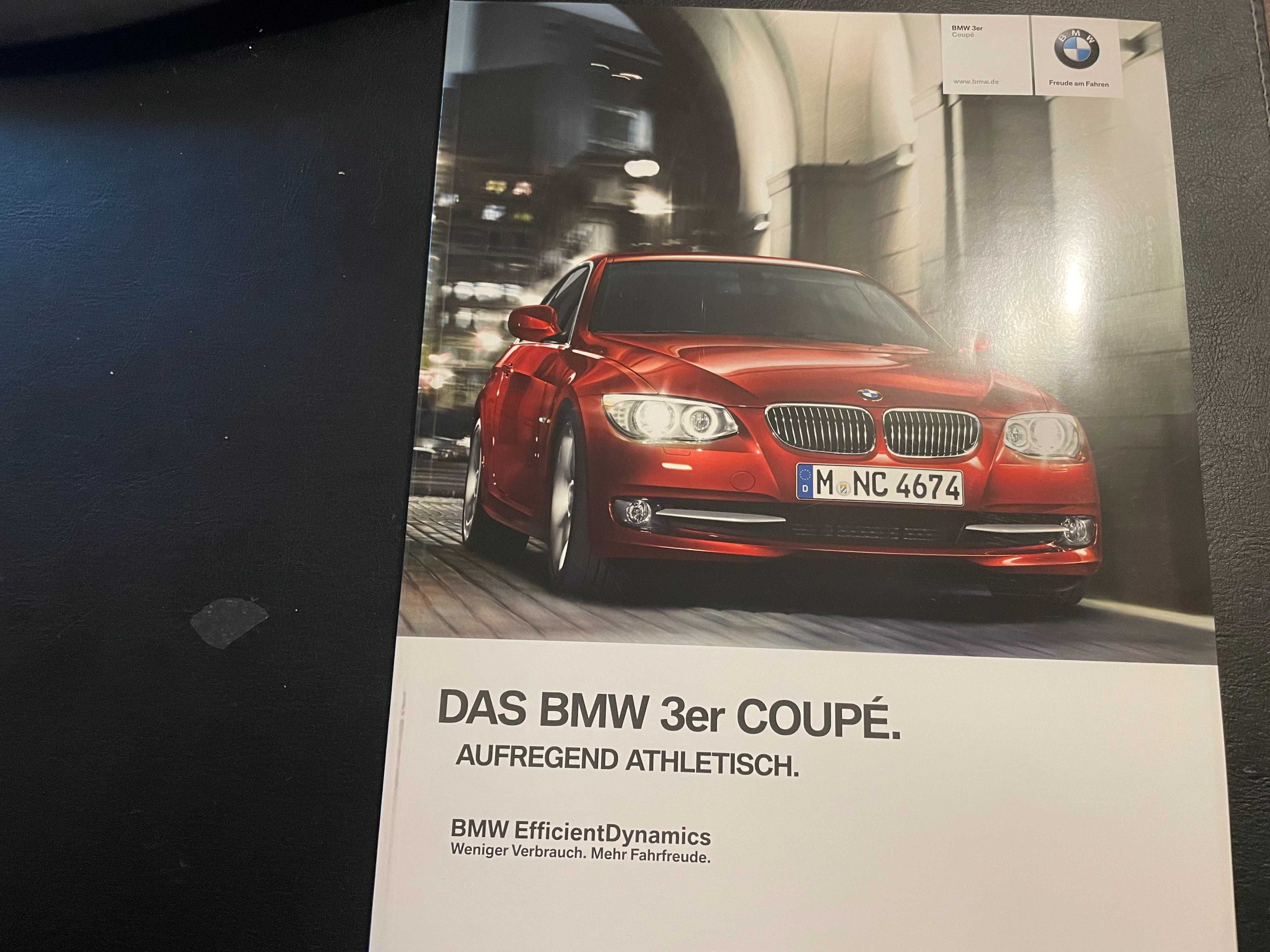 Katalog prospekt BMW seria 3 Coupe E92 2011 r. 72 strony