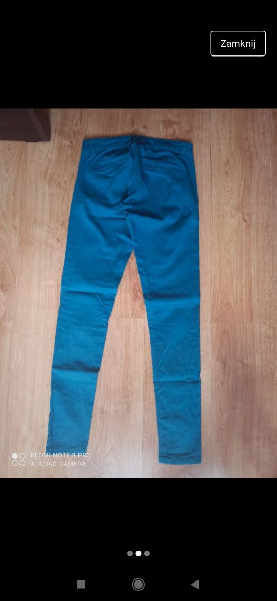 Niebieskie spodnie XS