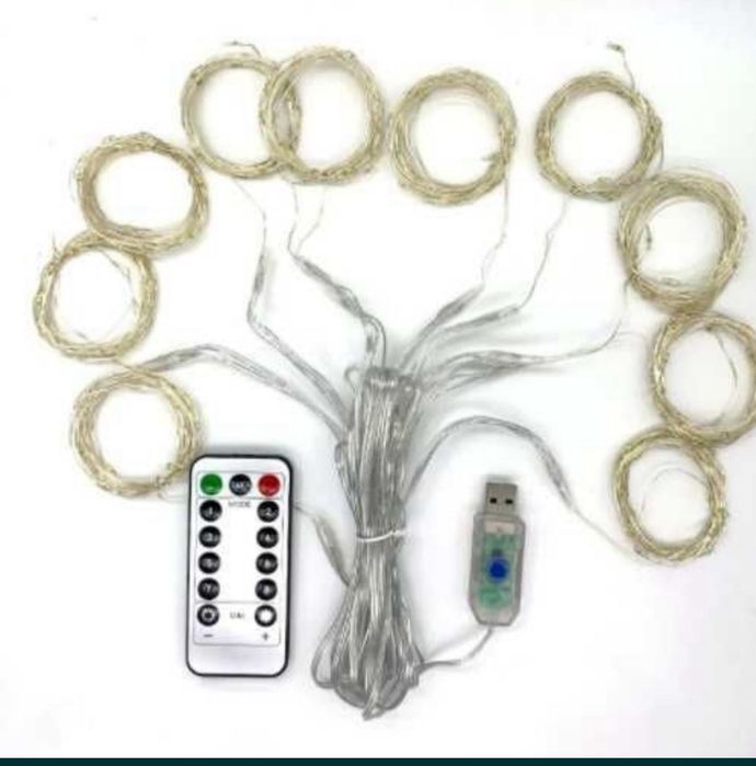 Гірлянда -штора 3*2 usb