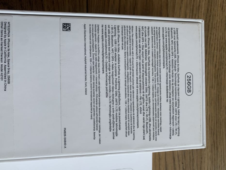 iPhone XS Max 256GB stan idealny pełen zestaw