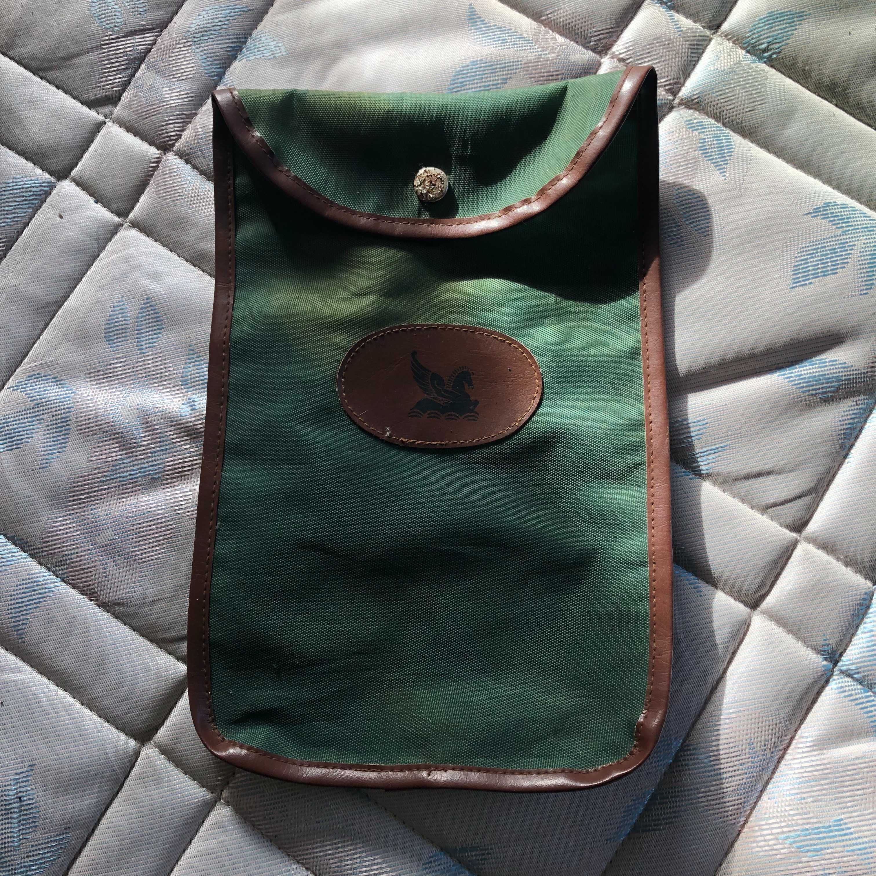 bolsa verde para viagem