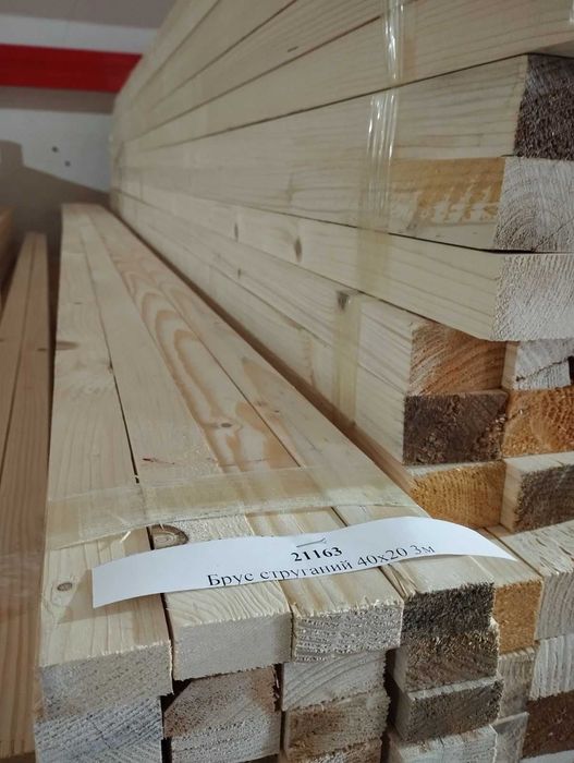 Стругані бруси та рейки із смереки, не зрощені, ціна від 22 грн м пог