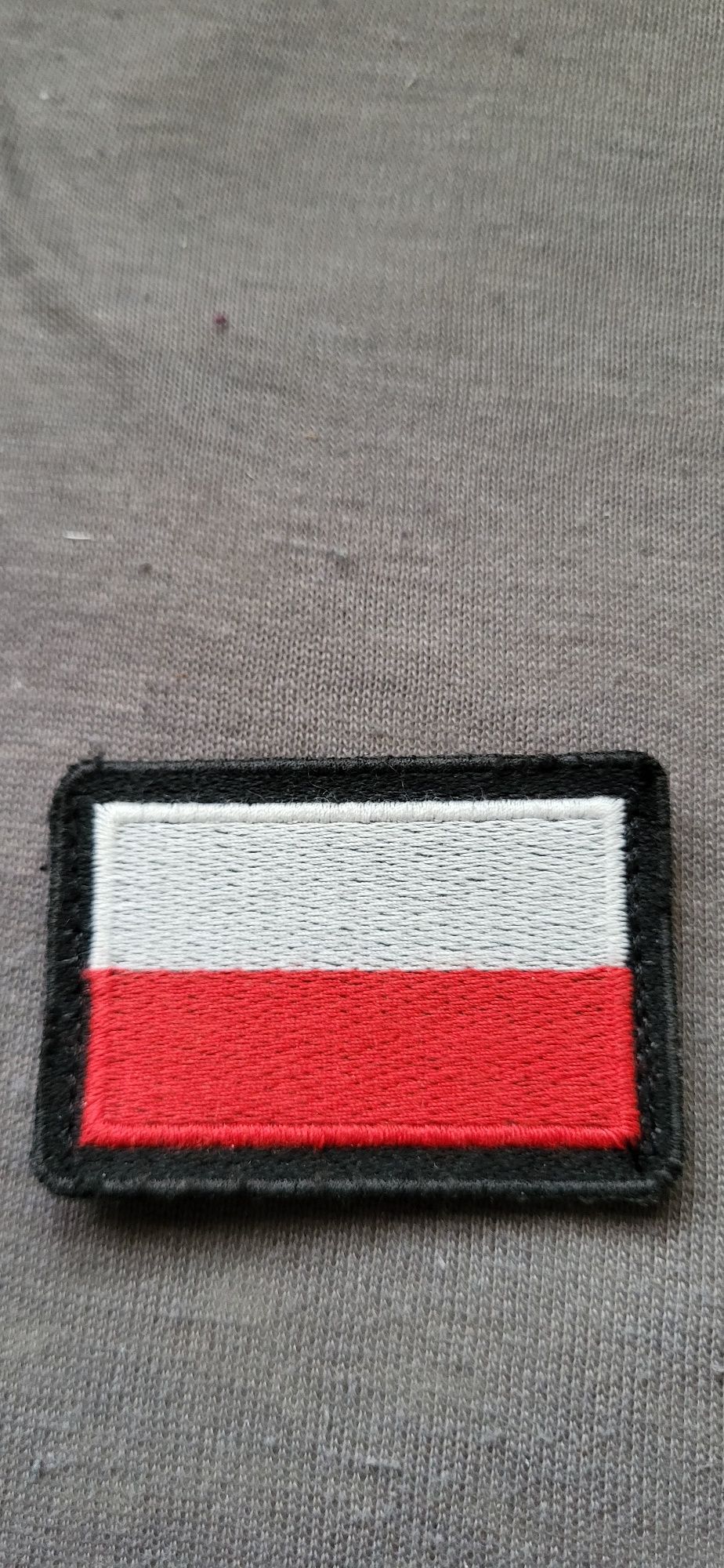 Naszywka flagą Polski na rzepa