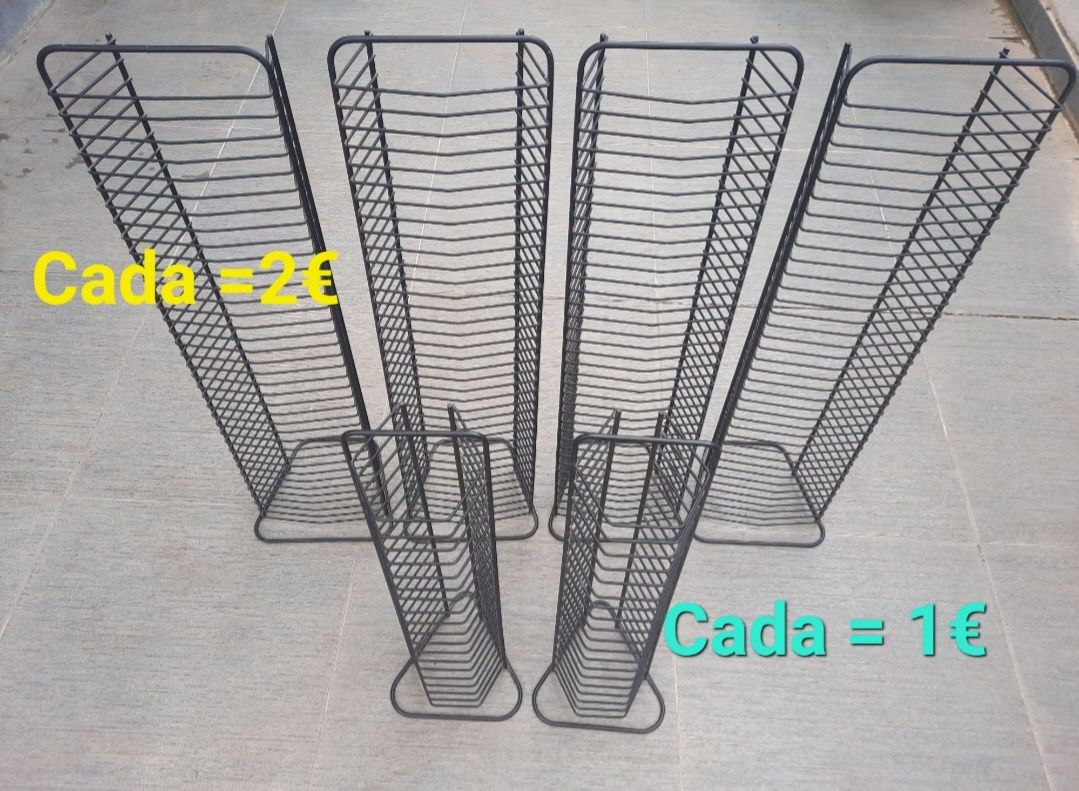 3 Suportes para DVD's (Filmes) e 1 Suporte para CD's (Música)