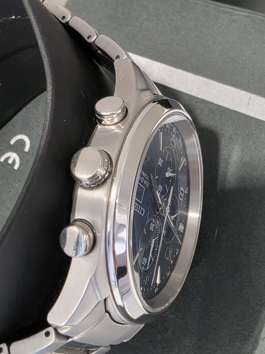 Jak Nowy Zegarek Citizen Eco Drive Szafir Titanium CA0650-82L Komplet