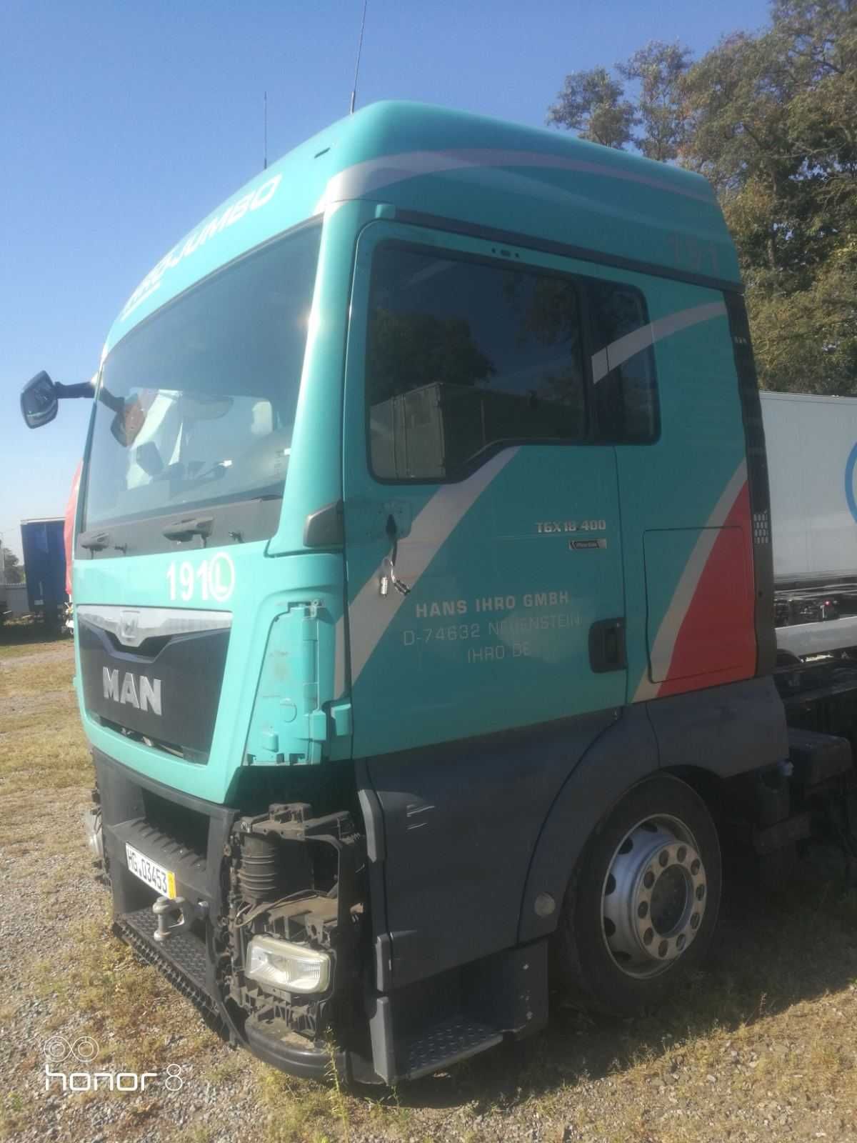 Кабіна MAN TGX євро 6 на запчастини