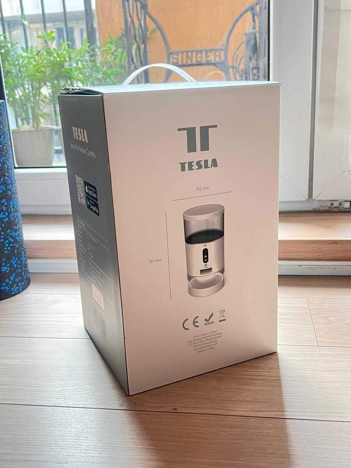 NOWY! Dozownik karmy TESLA Smart Pet Feeder