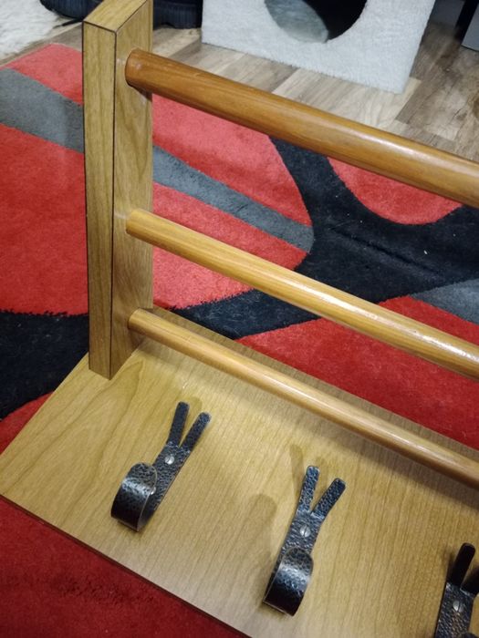 Wieszak ścienny prl retro vintage stary