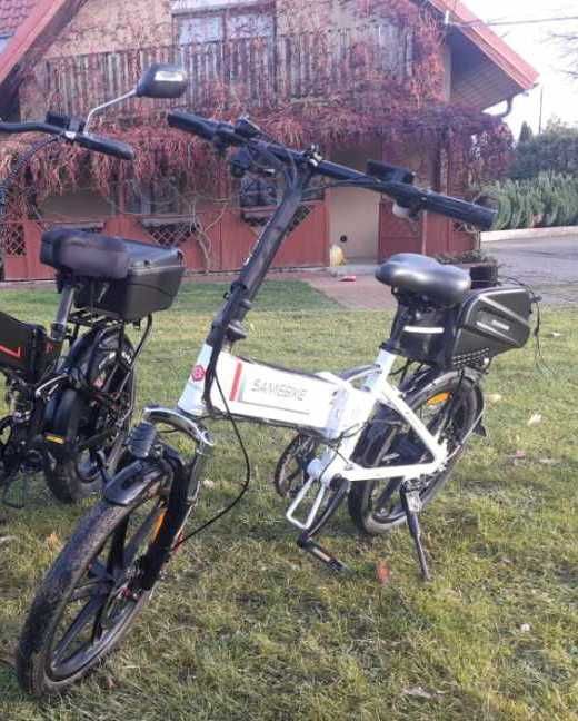 Rower elektryczny składany