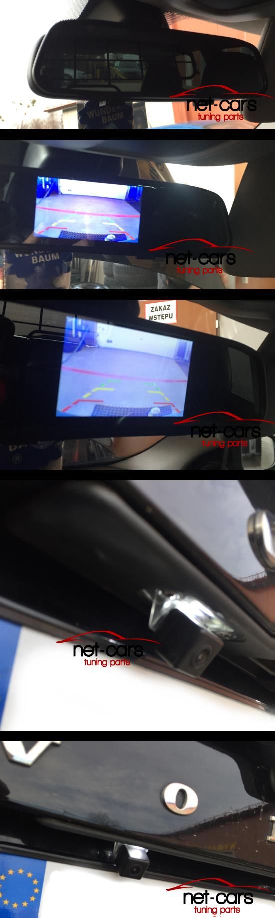 Lusterko z monitorem + Kamera cofania TOYOTA LAND CRUISER LEXUS