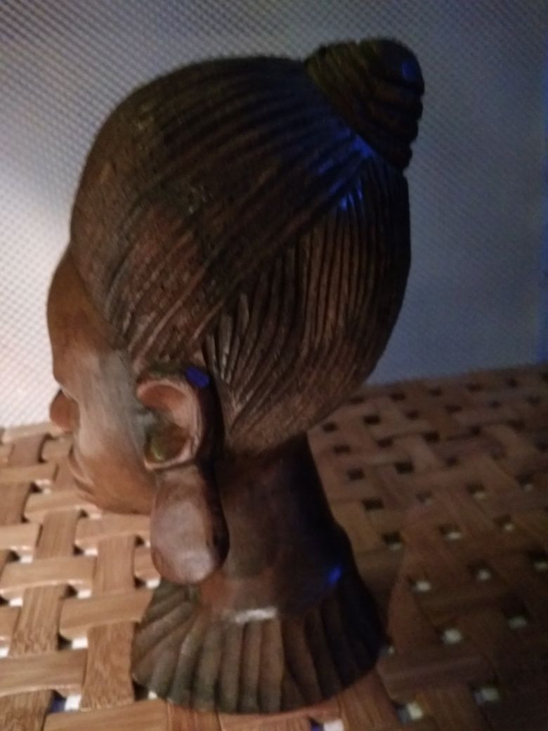 Figurka afrykańska Głowa kobiety