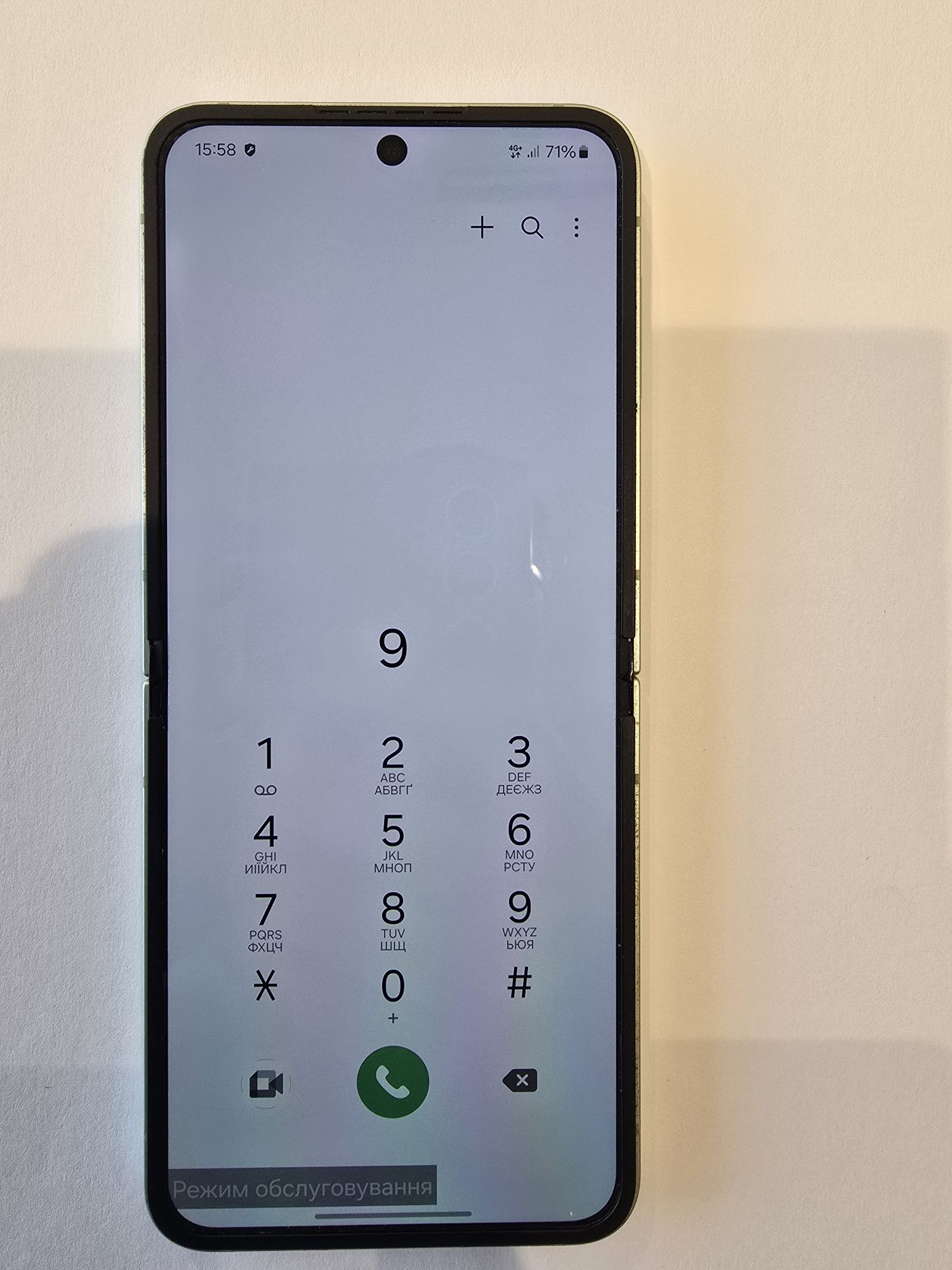 Модуль дісплей внутрішній Samsung Galaxy Flip 6 SM-F741B Light green